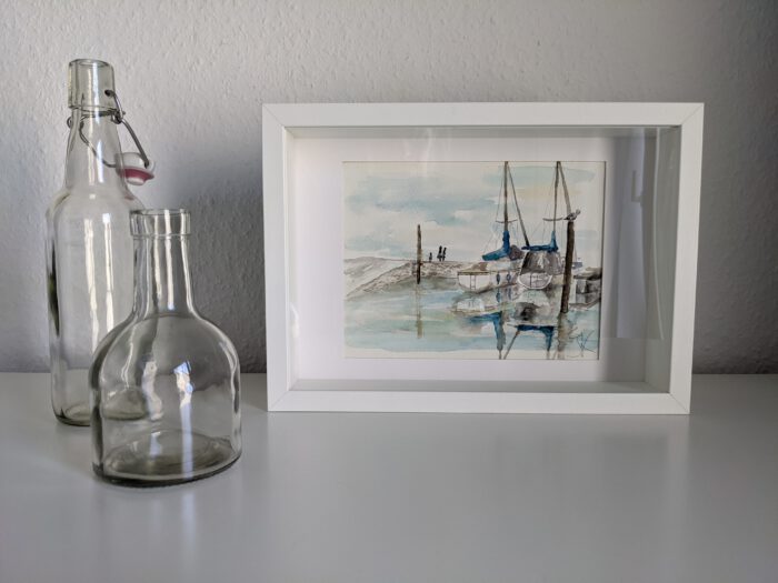 Segelbote im Hafen